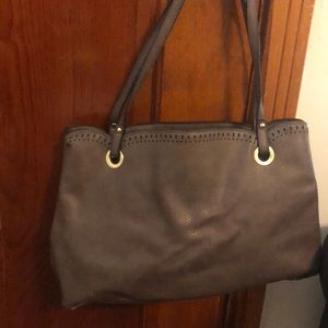 Women’s brown leather purse
